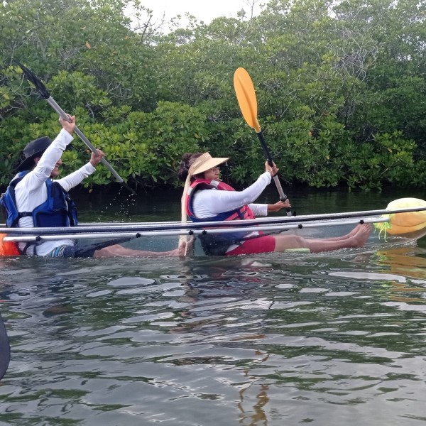 Manglares en Kayak Transparente en San Andrés Islas Colombia