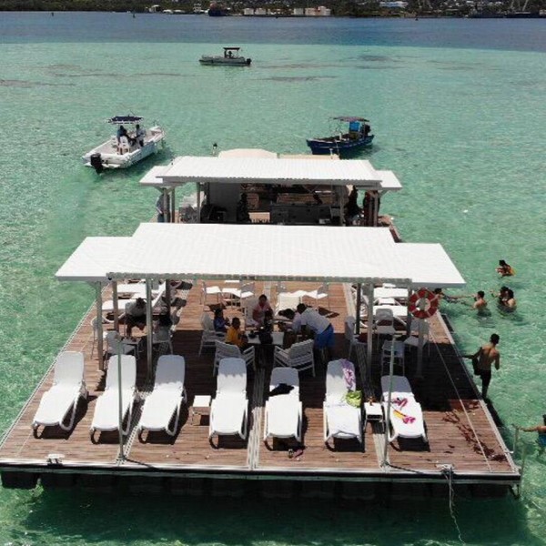 Tour Ibiza Isla Flotante en las playas de San Andrés Islas Colombia